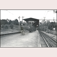 Hagalund station den 5 september 1937. Bild från Järnvägsmuseet. Foto: Okänd. 