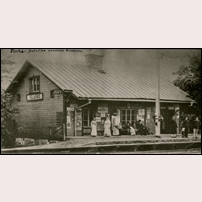 Jularbo station Wednesday, 23 March 1904. Bild från Järnvägsmuseet. Foto: Okänd. 