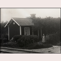 606 Hammarby okänt år, delförstoring av föregående bild. Bild från Järnvägsmuseet. Foto: Ernst Blom. 