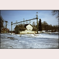 Björneborg station den 21 mars 1987. Foto: Peter Berggren. 
