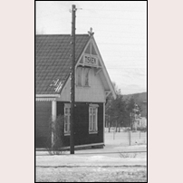 1a Tisken 1944. Bilden är en delförstoring av ett leveransfoto av elloket Mg 612. Bild från Järnvägsmuseet. Foto: Okänd. 