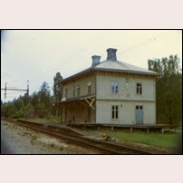 Selsjön station den 11 juni 1970. Bild från Järnvägsmuseet. Foto: Okänd. 