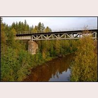 Bro över Stråkan den 8 september 2012.  Foto: Mikael Lundberg. 