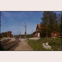 Yttersjön station Tuesday, 16 June 1970. Bild från Järnvägsmuseet. Foto: Okänd. 