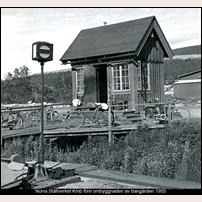 Kiruna malmbangård, norra ställverket före 1955. Bild från Björn Bodin. Foto: Okänd. 