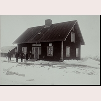 Abisko station, senare Abisko Östra, 1901 - 1913. Bild från Nordiska Museet. Foto: Oscar Halldin. 