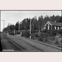 Hovetorp station okänt år. Bild från Järnvägsmuseet. Foto: Okänd. 