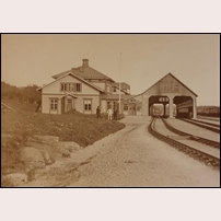 Storlien station i slutet av 1800-talet. Bilden är hämtad från Facebook och kommer från en bok om Meråkerbanan. Foto: A. Olsson, Östersund. 