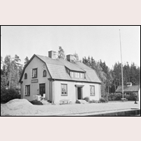Sillerud station på 1950-talet. Bild från Järnvägsmuseet. Foto: Sven Ove Lundberg. 