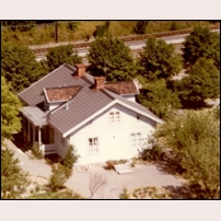 Stjärnhov station, stinsbostaden okänt år. Foto: Okänd. 