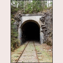Bollsbyns tunnel från söder den 16 april 2025. Foto: Peter Berggren. 