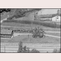Getå turiststation hållplats 1954 på delförstoring av bild från AB Flygtrafik i Östergötlands Museums arkiv. Foto: Okänd. 