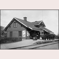 Igelstorp station omkring 1910. Foto: Alfred Sjöberg. 