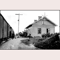 Ringstorp station omkring 1900. Foto: Dagmar Eriksén. 