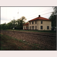 Veinge station den 11 maj 1998. Foto: Jöran Johansson. 