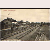 Ljusdal station okänt år. Foto: Rudolf M. Bardach. 
