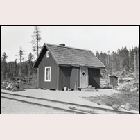 Harsprångsselet hållplats medan den fortfarande hette Harsprånget. Bild från Järnvägsmuseet som uppger att den är tagen före 1939. Foto: Okänd. 
