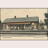 Skattkärr station på ett vykort senast 1907. Foto: Örebro Konstindustri. 