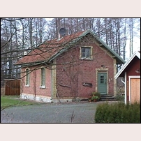 Filsbäck banvaktsstuga den 10 december 2000. Foto: Björn Heikman. 