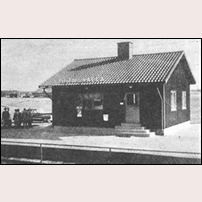Törnevalla hållplats 1950. Foto: Okänd. 