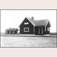 Friel håll- och lastplats 1908. Foto: Okänd. 