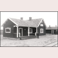 Tådene station 1908. Foto: Okänd. 