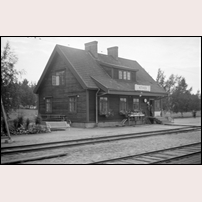 Notviken station 1946. Bild från Järnvägsmuseet. Foto: Okänd. 