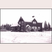 Dalgränsen station, här med namnet Baggå. Fotot är alltså taget före 1921. Foto: Okänd. 