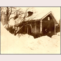 111 Tyskbo, här med det gamla numret 11, vintern 1919. Foto: Okänd. 