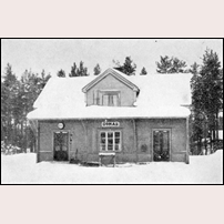 Gonäs håll- och lastplats. Bilden är hämtad ur Sveriges Järnvägsstationer (1948). Foto: Okänd. 