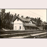 Morshyttan station senast 1937. Foto: Okänd. 