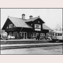 Älvdalen station 1961. Foto: Okänd. 
