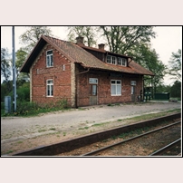 Bredaryd station den 11 maj 1998. Foto: Jöran Johansson. 