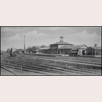 Falköping-Ranten station omkring 1902. Foto: Okänd. 