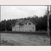 Herrhult station den 10 augusti 1970. Foto: Jöran Johansson. 