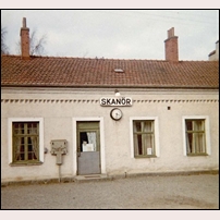 Skanör station Monday, 31 March 1969. Foto: Gustaf Wadsten. 