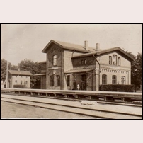 Äsperöd station omkring 1930. Foto: Okänd. 