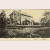 Bispgården omkring 1907.  Foto: Okänd. 