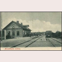 Rönneshyttan station 1902. Vykort från Fröbergs förlag. Foto: Okänd. 