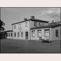 Götene station efter att ha ombyggts 1942. Foto: Okänd. 