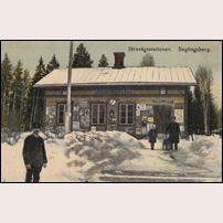 Seglingsberg station omkring 1907. Foto: Tycho Sjönell. 
