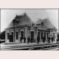 Järna station, enligt uppgift 1904. Foto: Okänd. 