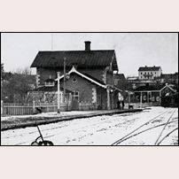 Södertelge Nedre 1870. Bild från Järnvägsmuseet. Foto: Okänd. 