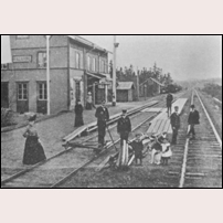 Kälarne station 1910. Foto: Okänd. 