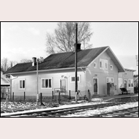 Fridafors station den 11 februari 1973. Foto: Bengt Gustavsson. 