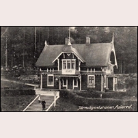 Aplared station på en vykortsbild tagen senast 1916. Foto: Okänd. 