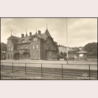 Ulricehamn nya stationen senast 1932. Foto: Okänd. 
