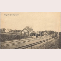 Häggenås station 1917 eller tidigare. Foto: Okänd. 