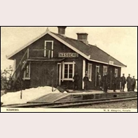Näsberg station. Foto: Okänd. 