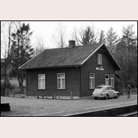 Glimminge station den 18 april 1973.  Foto: Bengt Gustavsson. 